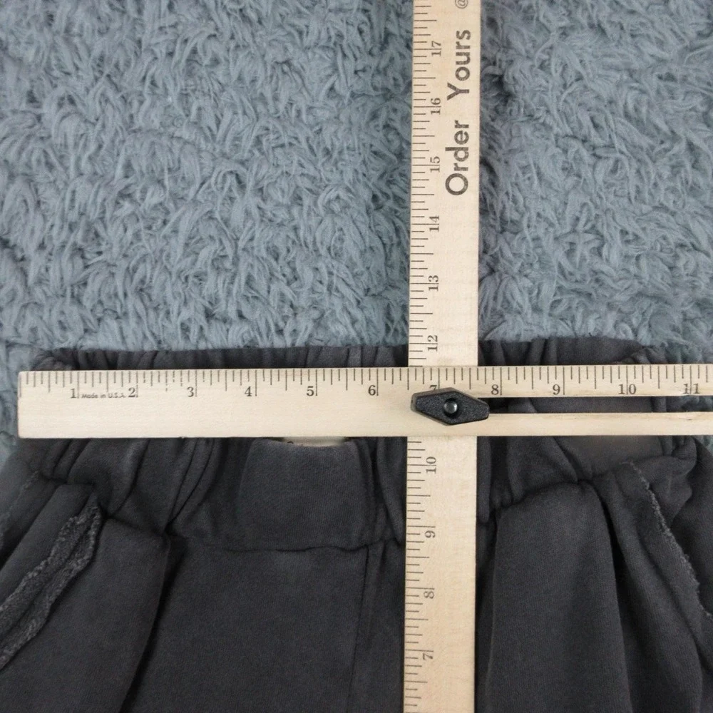Elan Pants Womens XS Black Wide Leg French Terry Lounge Sweatpants 22x30.5* - Picture 3 of 13